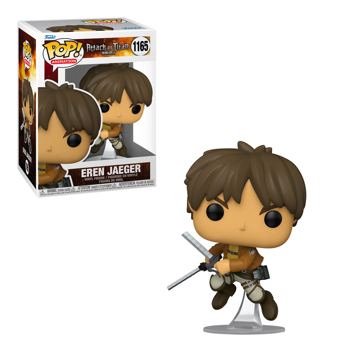 Funko Pop! Animation: Attack on Titan - Eren Jaeger #1165