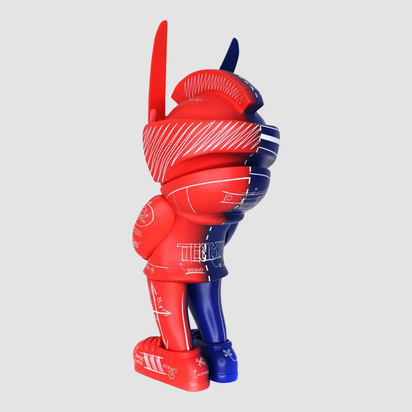 Quiccs x Martian Toys x Sergio Mancini: MEGA TEQ63 - Project Red/Blue I Am Retro Exclusive