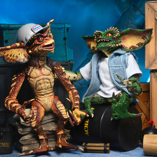 NECA: Gremlins 2 - Brain Gremlin and Gremlin Demolition 2 Pack 7" Tall Action Figure