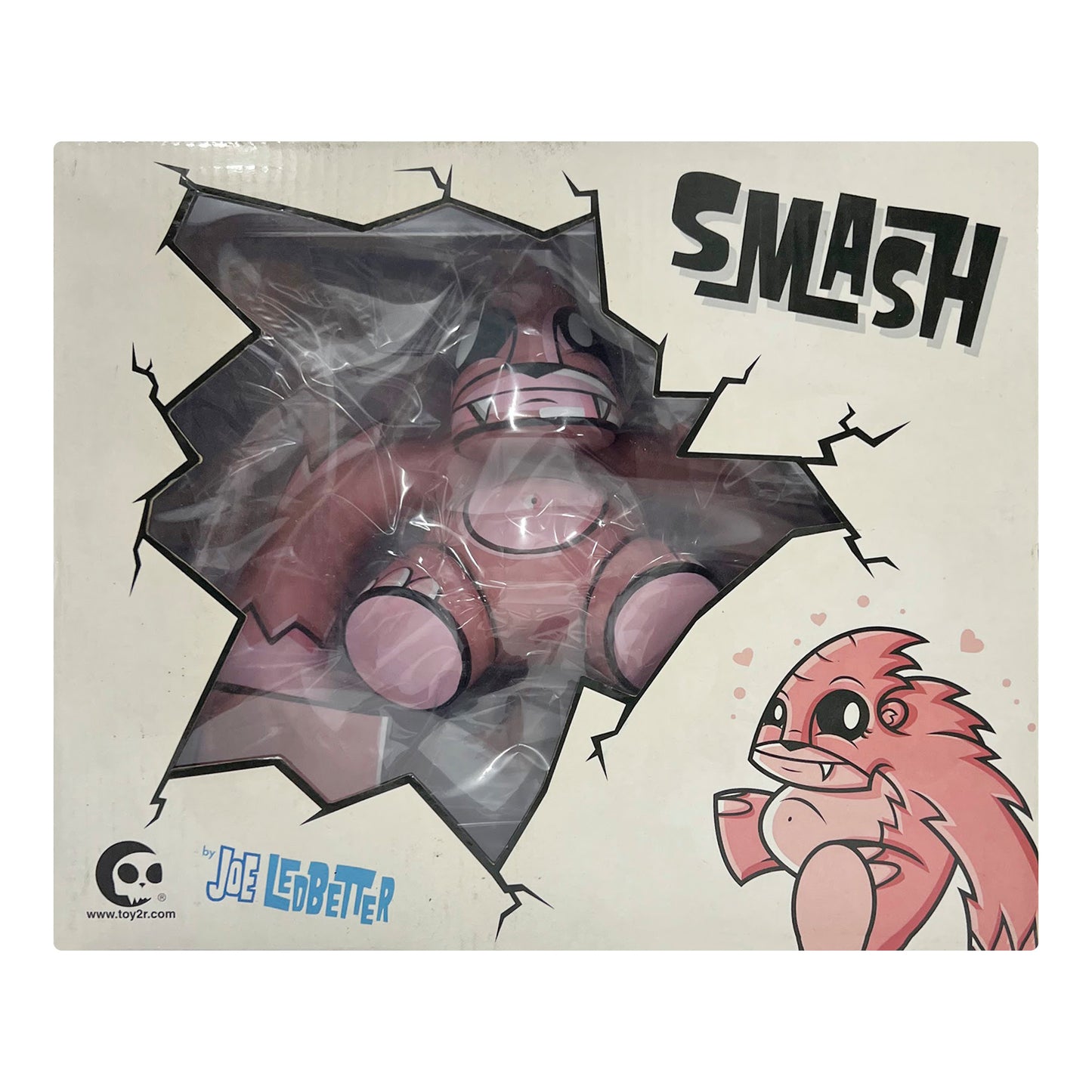 Toy2R x Joe Ledbetter - SMASH Pink 7" Tall Vinyl Figure