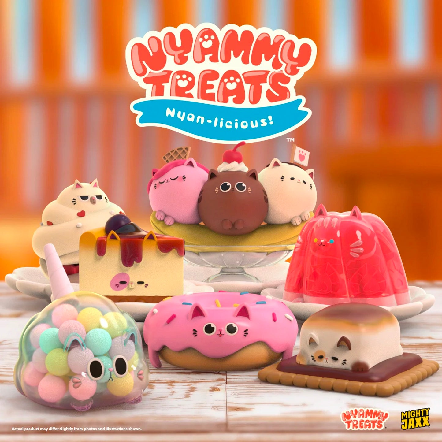 Mighty Jaxx: Nyammy Treats - Nyan-licious! Blind Box Figure