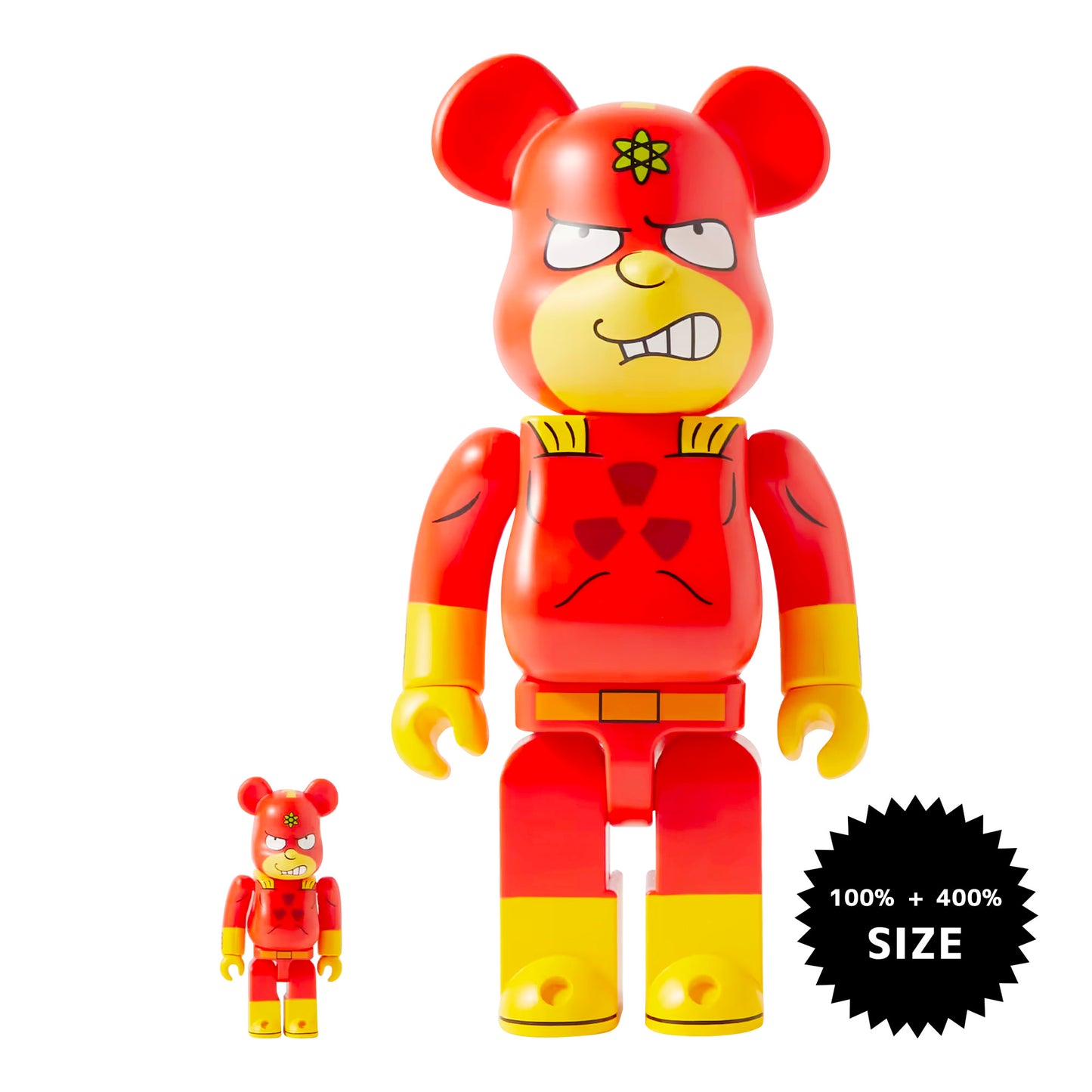 MEDICOM TOY: BE@RBRICK - The Simpsons Radioactive Man 100% & 400%