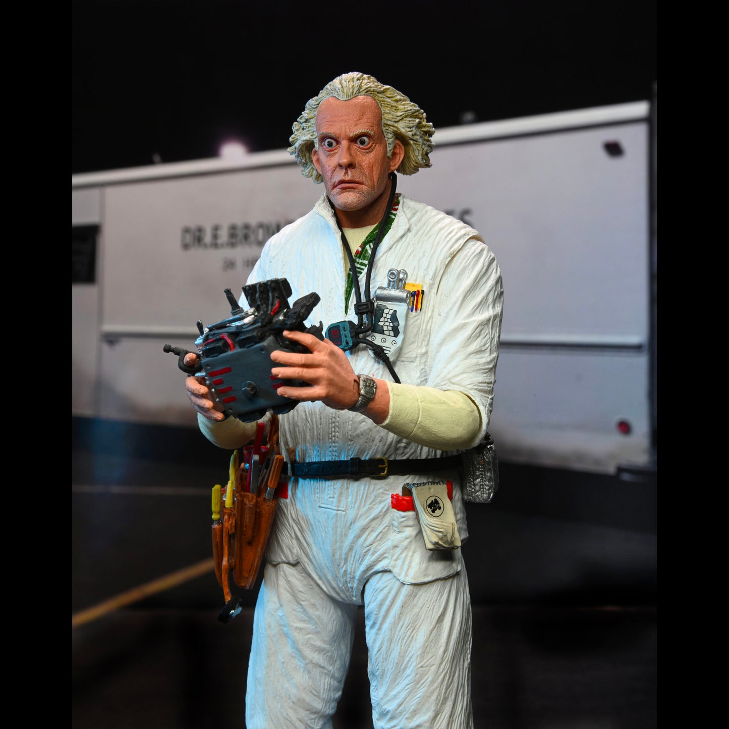 NECA: Back to the Future - Ultimate Doc Brown 1985 7" Tall Action Figure