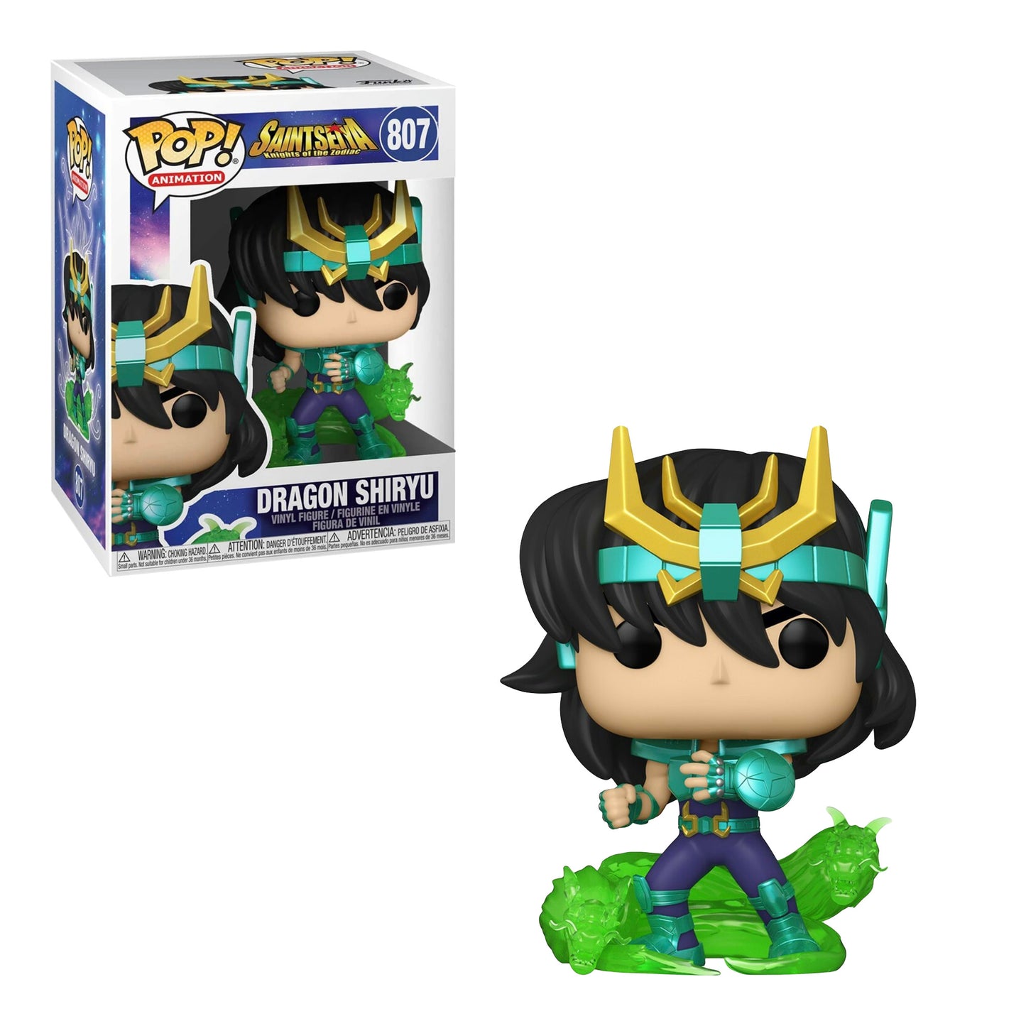 Funko Pop! Animation: Saintseiya Knights of the Zodiac - Dragon Shiryu #807