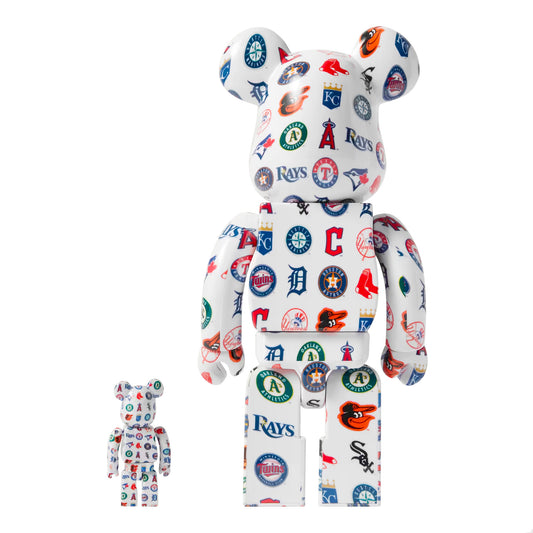 MEDICOM TOY: BE@RBRICK - MLB American League 100% & 400%