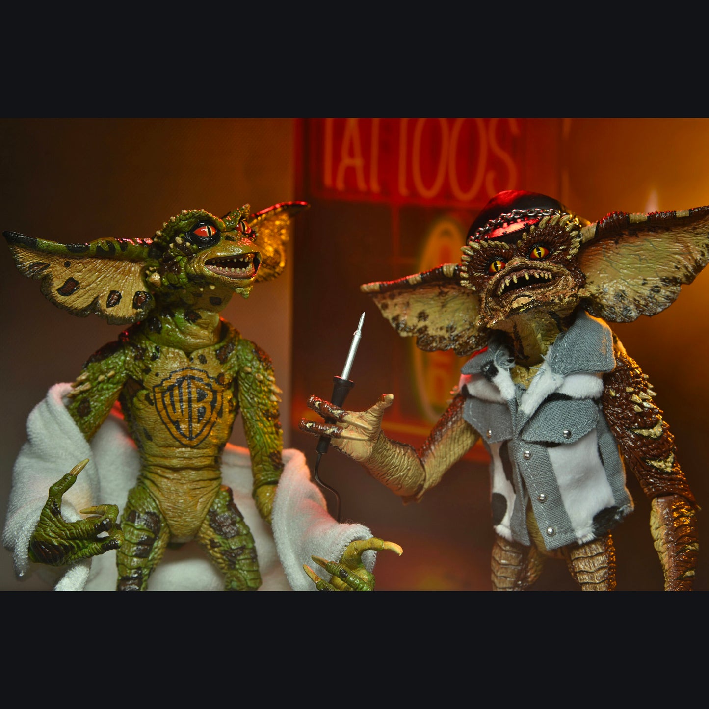 NECA: Gremlins 2 - Tattoo Gremlins 2 Pack 7" Tall Action Figure