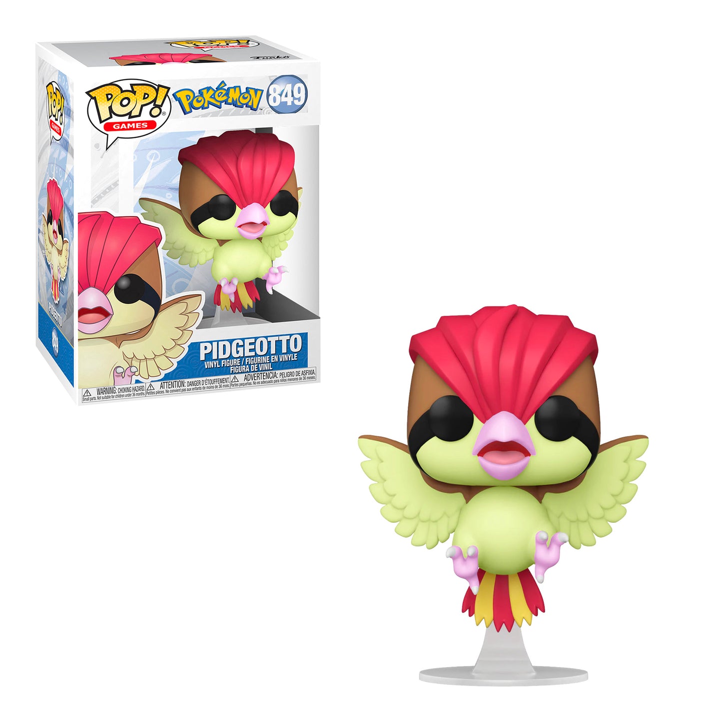 Funko Pop! Games: Pokemon - Pidgeotto #849