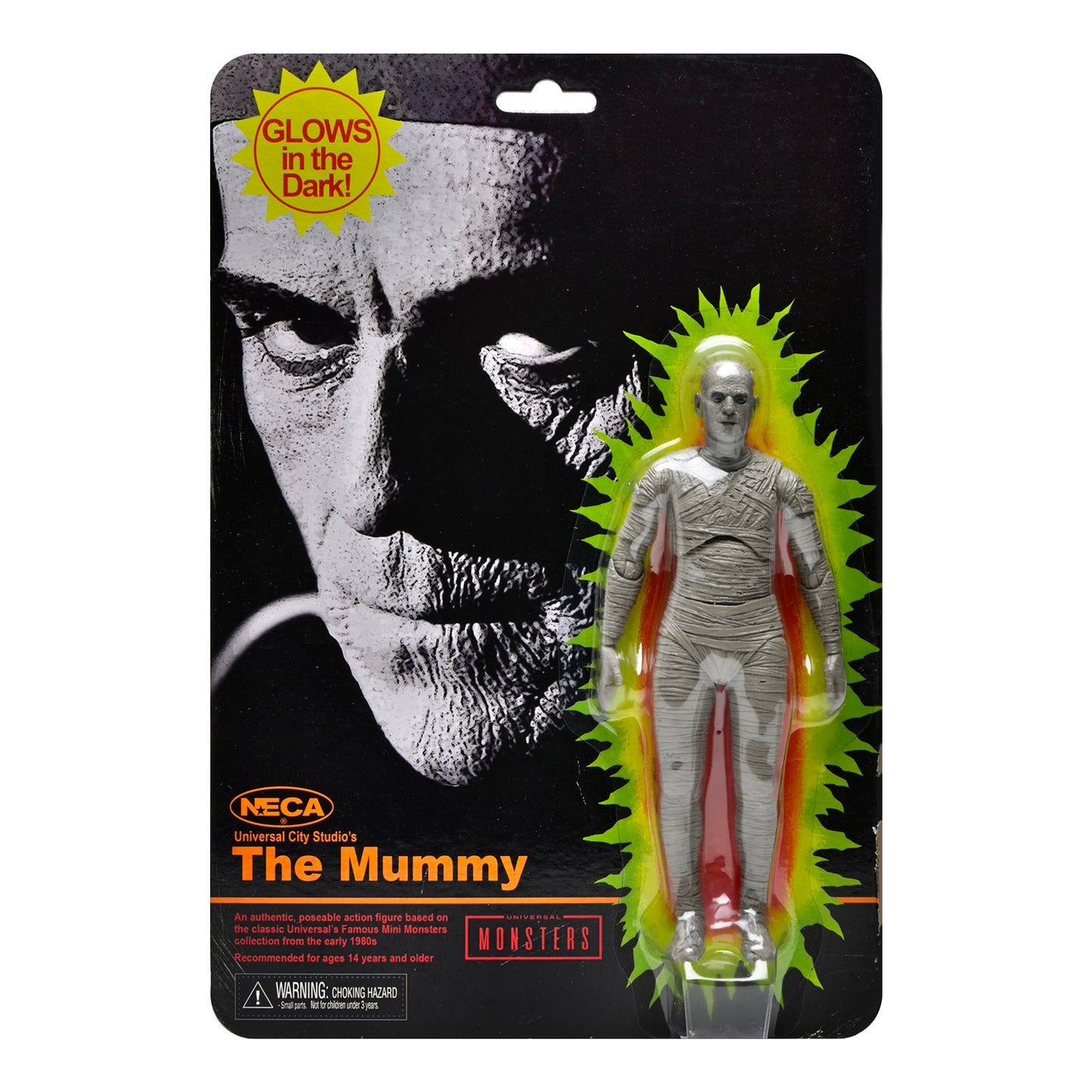 NECA: Universal Monsters - The Mummy Glow in the Dark 7" Tall Action Figure