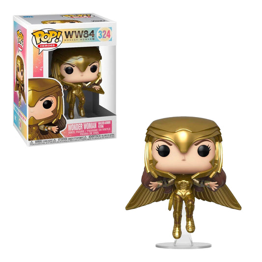 Funko Pop! Heroes: DC - WW84 Wonder Woman Golden Armor Flying #324