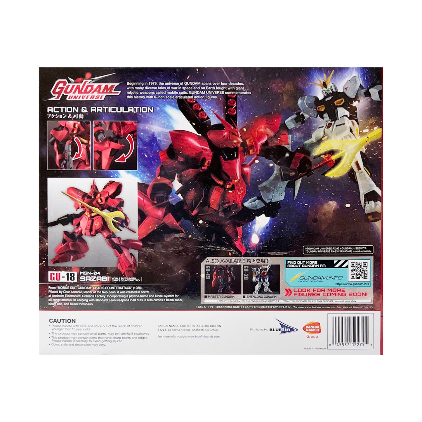 Tamashii Nations: Gundam Universe - Mobile Suit Gundam: Char's Counterattack MSN-04 Sazabi