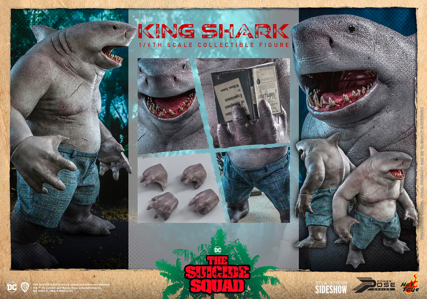 Hot Toys x Sideshow Collectibles: DC - The Suicide Squad - King Shark Sixth Scale Figure