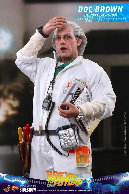 Hot Toys x Sideshow Collectibles: Back to the Future - Doc Brown (Deluxe Version) Sixth Scale Figure