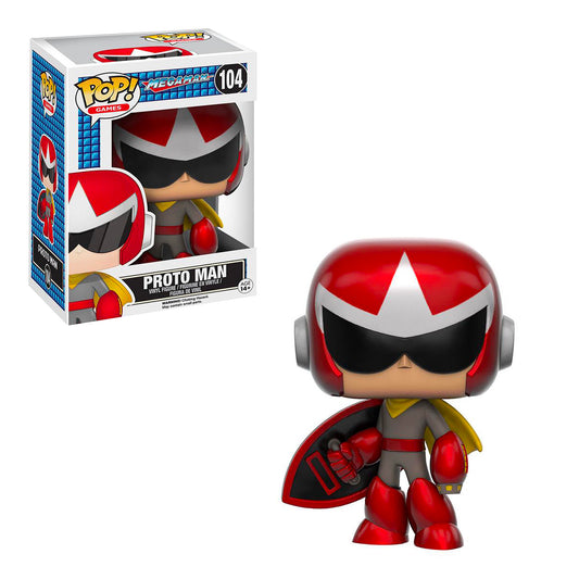 Funko Pop! Games: Mega Man - Proto Man #104