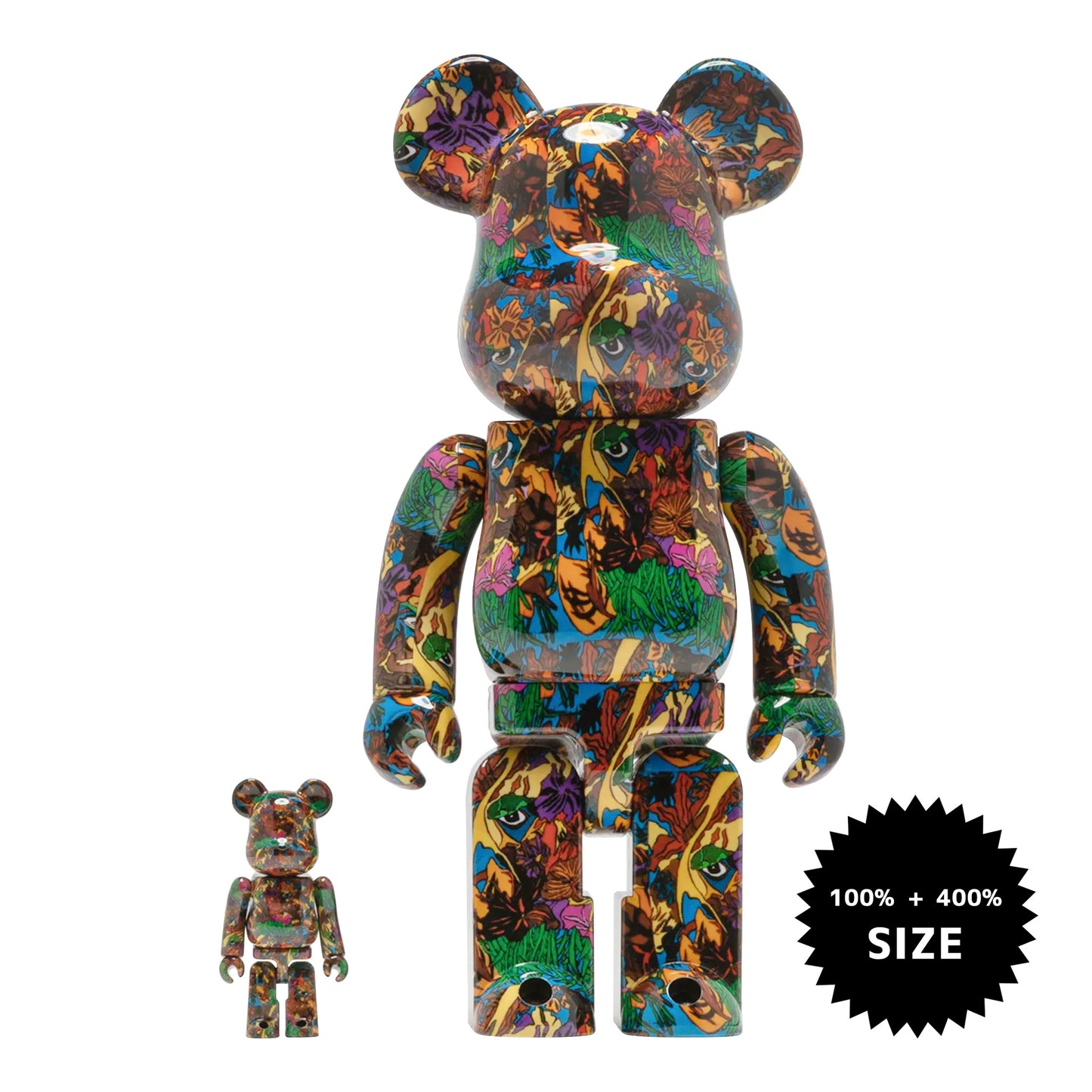 MEDICOM TOY: BE@RBRICK - Jimmy Onishi Jungle Song 100% & 400%