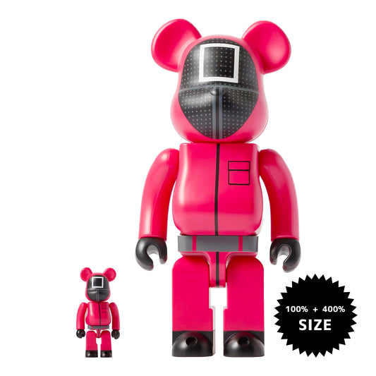 MEDICOM TOY: BE@RBRICK - Squid Game SQUARE Guard 100% & 400%