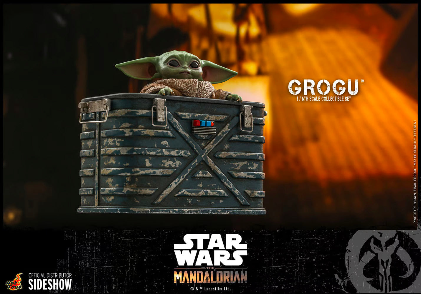 Hot Toys x Sideshow Collectibles: Star Wars - Grogu Sixth Scale Figure Set