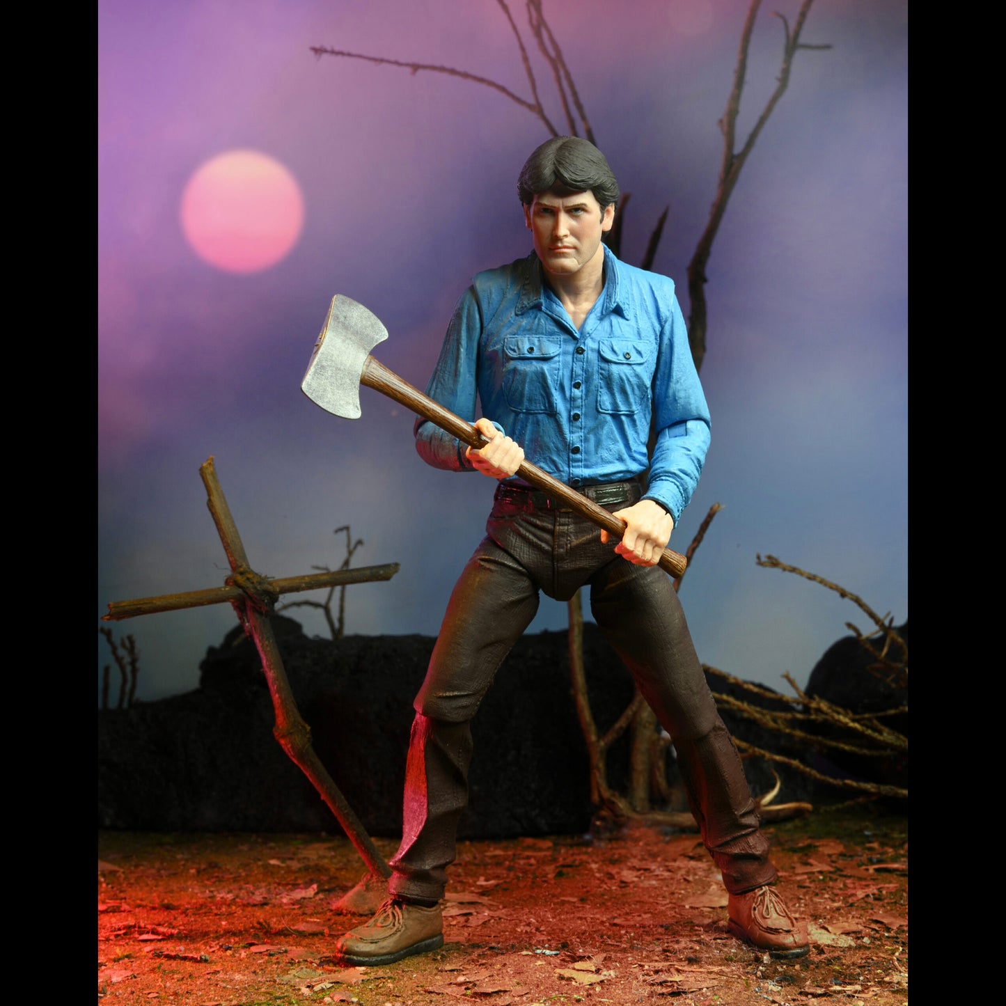 NECA: The Evil Dead - 40th Anniversary Ultimate Ash 7" Tall Action Figure