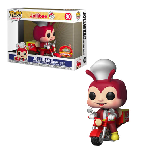 Funko Pop! Rides: Jollibee on Delivery Bike #90 Jollibee Store Exclusive