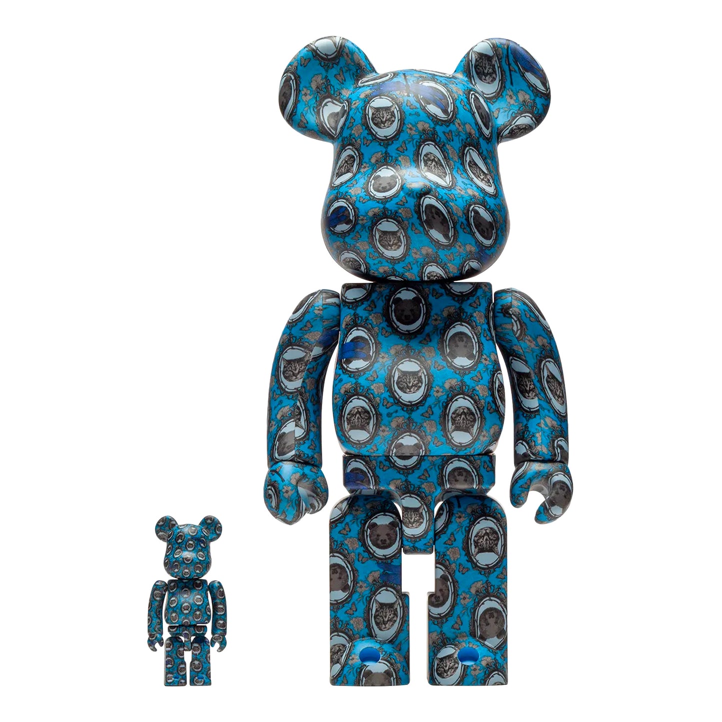 MEDICOM TOY: BE@RBRICK - Robe Japonica Mirror 100% & 400%