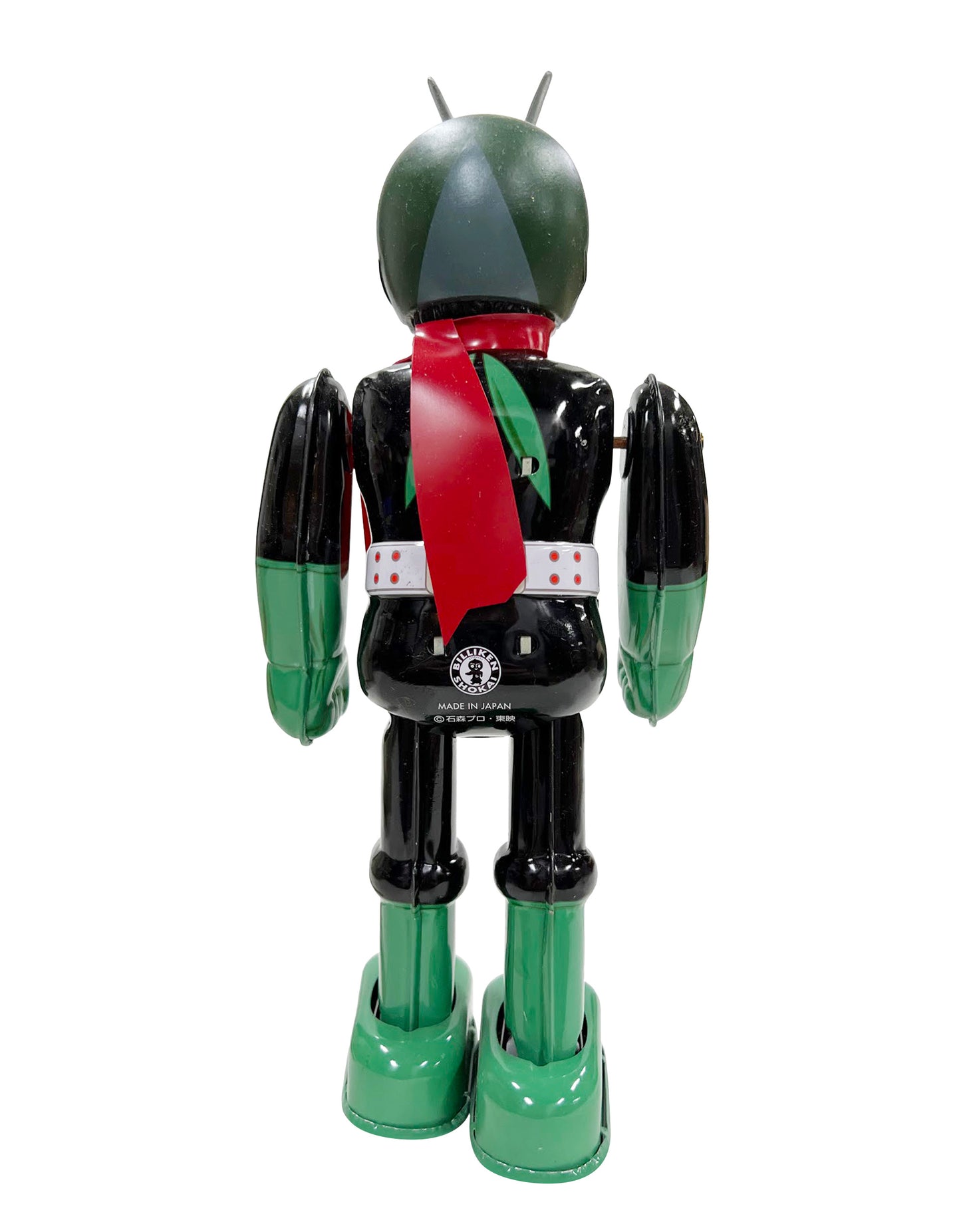 Billiken Shokai - Kamen Rider Mechanical Tin Toy Wind Up Made in Japan