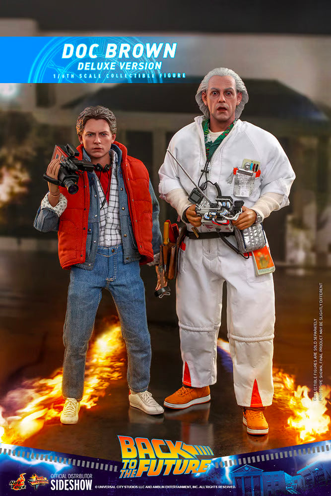 Hot Toys x Sideshow Collectibles: Back to the Future - Doc Brown (Deluxe Version) Sixth Scale Figure