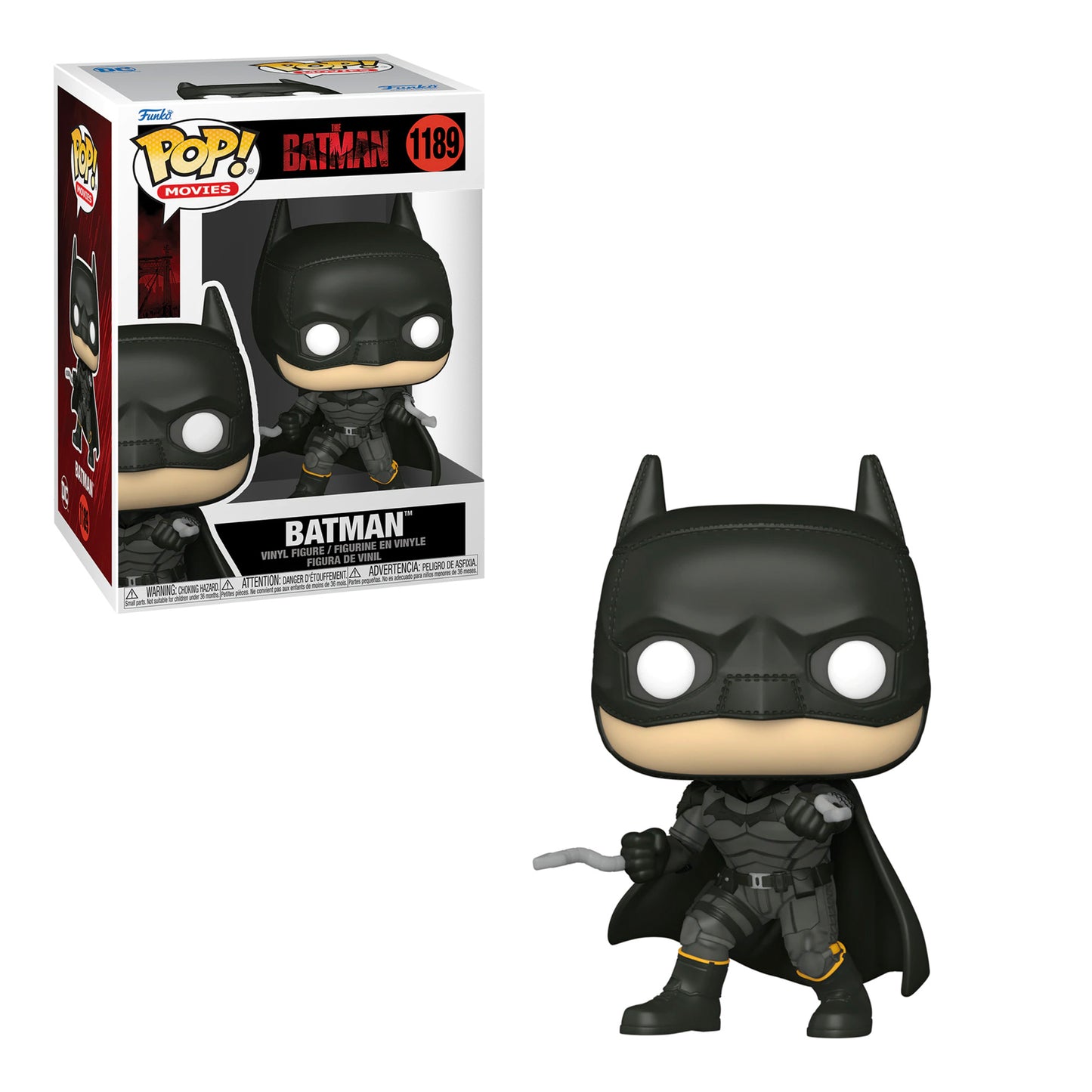 Funko Pop! Movies: DC - The Batman - Battle Ready Batman #1189