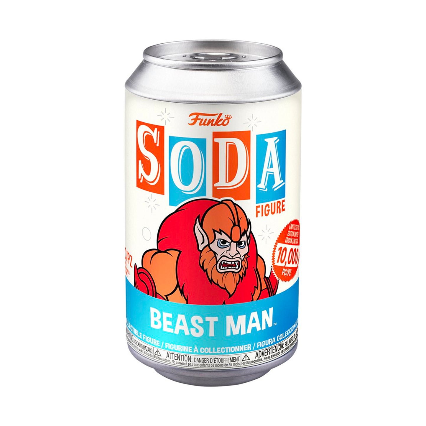 Funko Vinyl SODA: MOTU - Beast Man 10,000 Limited Edition (1 in 6 Chance at Chase)