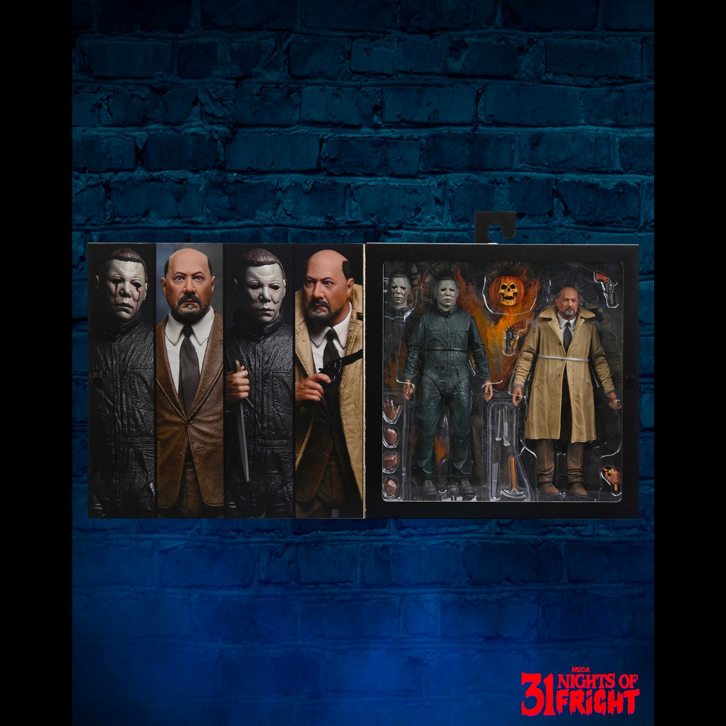 NECA: Halloween II - Ultimate Michael Myers and Dr. Loomis 2-Pack 7" Tall Action Figure