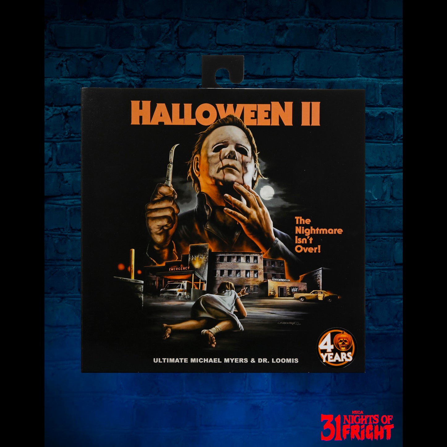 NECA: Halloween II - Ultimate Michael Myers and Dr. Loomis 2-Pack 7" Tall Action Figure