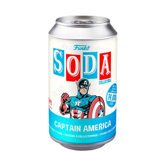 Funko Vinyl SODA: Captain America 14,000 Limited Edition (1 in 6 Chance at Chase)