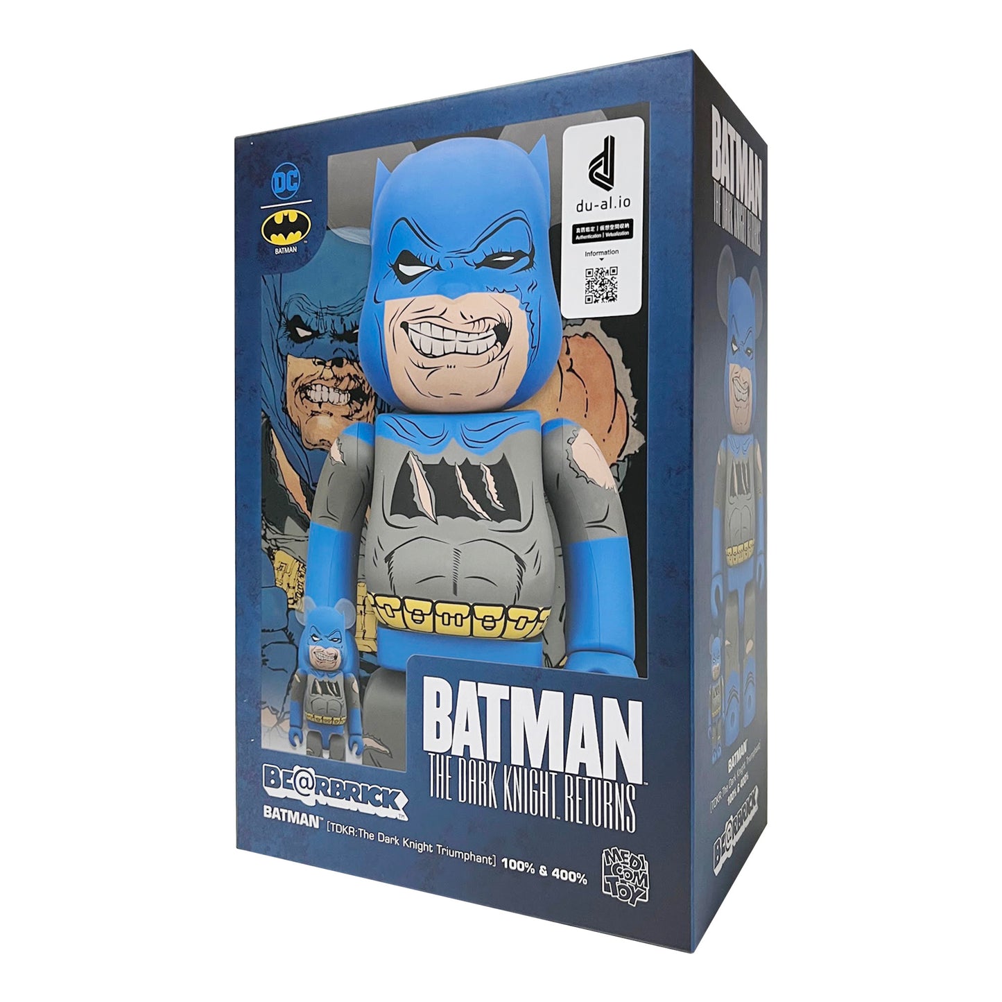 MEDICOM TOY: BE@RBRICK - Batman The Dark Knight Triumphant 100% & 400%