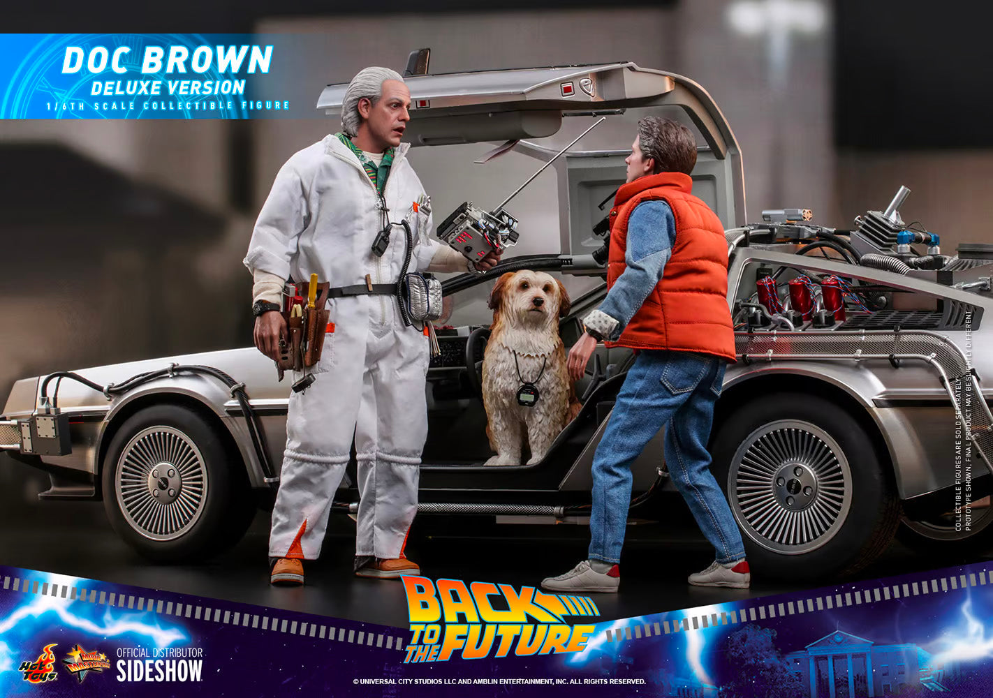 Hot Toys x Sideshow Collectibles: Back to the Future - Doc Brown (Deluxe Version) Sixth Scale Figure