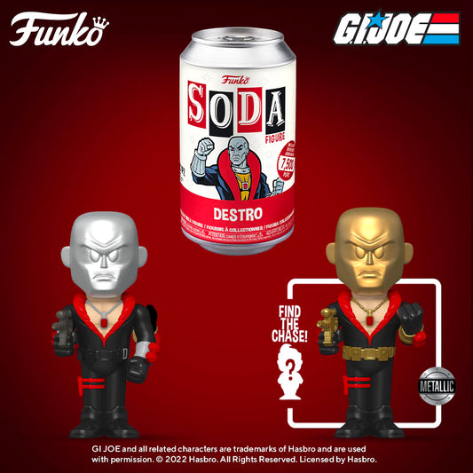 Funko Vinyl SODA: GI Joe Destro 7,500 Limited Edition (1 in 6 Chance at Chase)