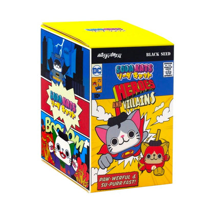 Soda Kats x Black Seed Toys x MINDstyle - DC Heroes And Villains Blind Box