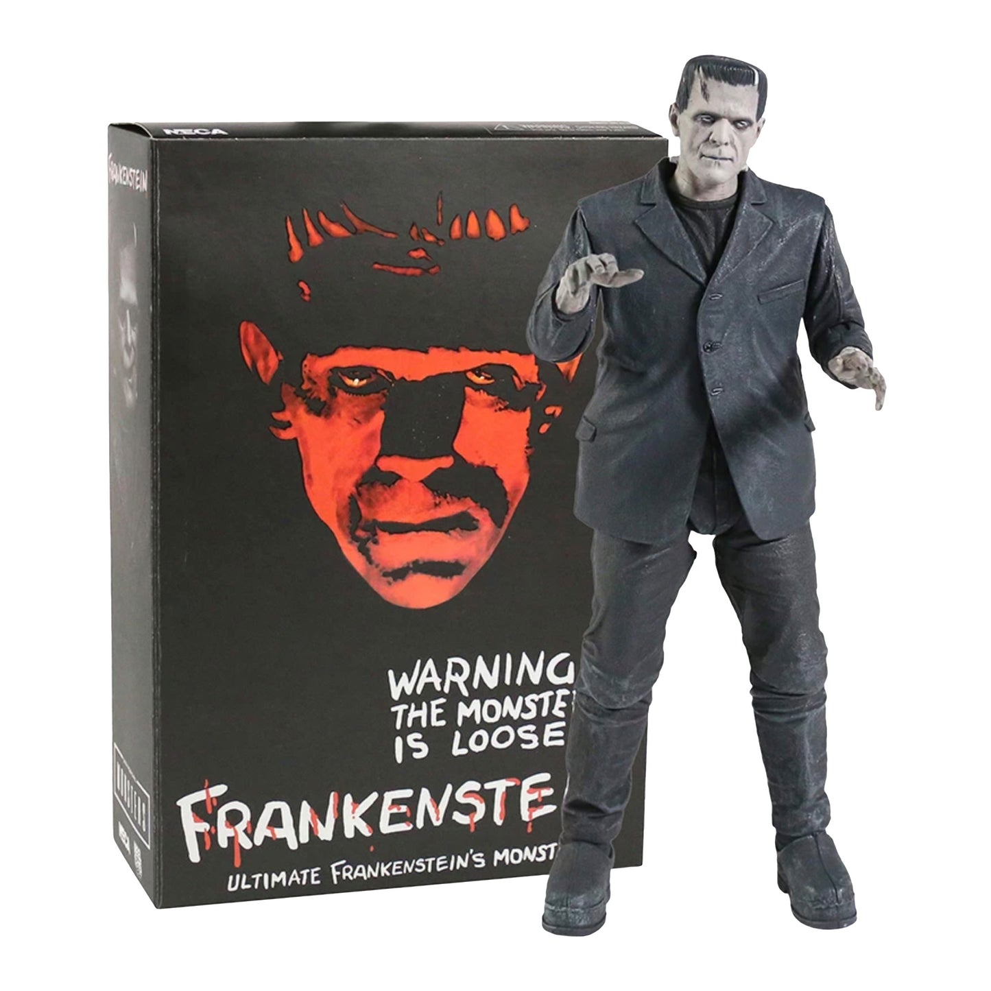 NECA: Ultimate Frankenstein's Monster Black & White 7" Tall Action Figure