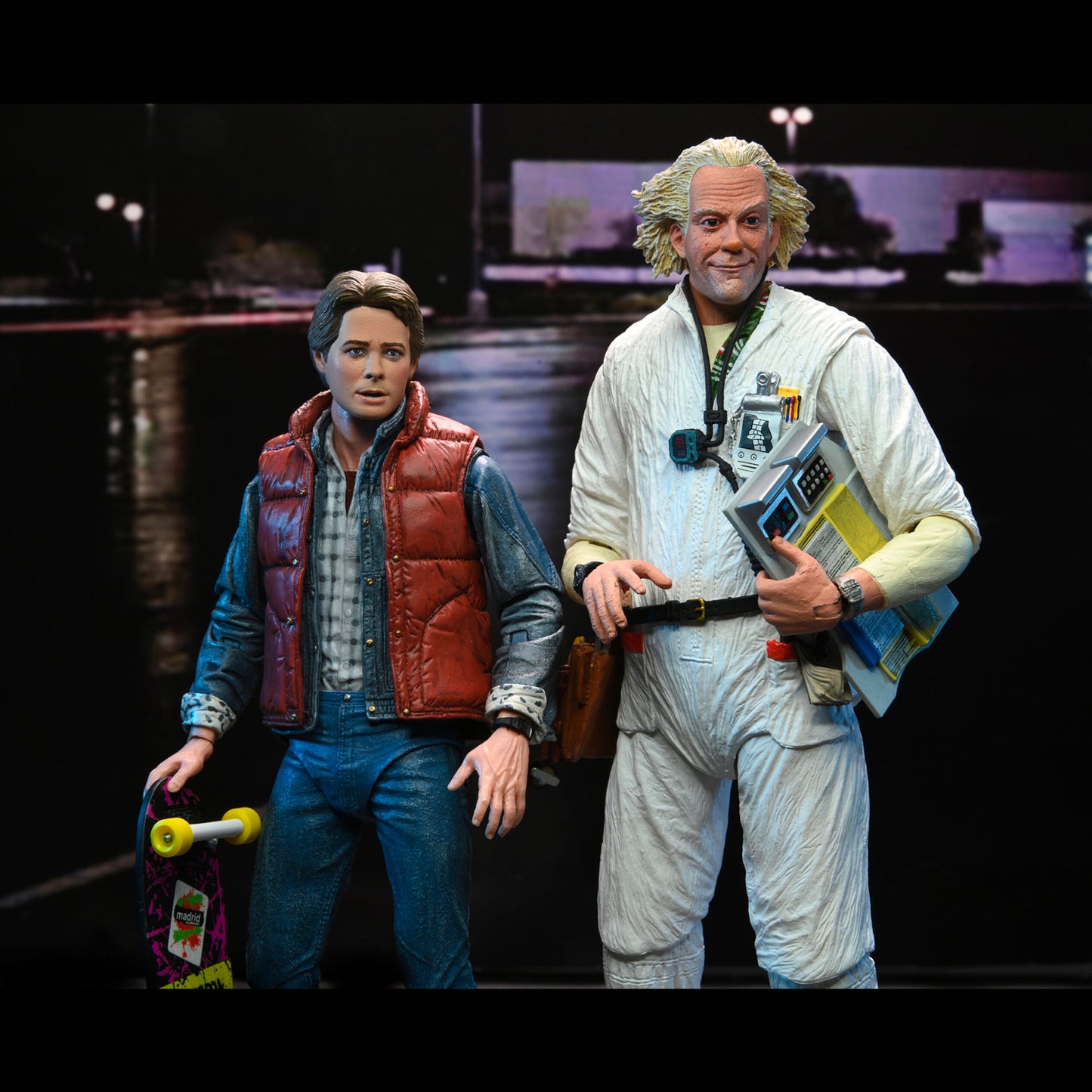 NECA: Back to the Future - Ultimate Doc Brown 1985 7" Tall Action Figure