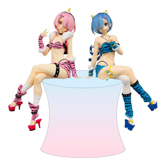 Furyu: Re:Zero Starting Life in Another World - Rem And Ram Demon Costume Ver. Noodle Stopper Figures