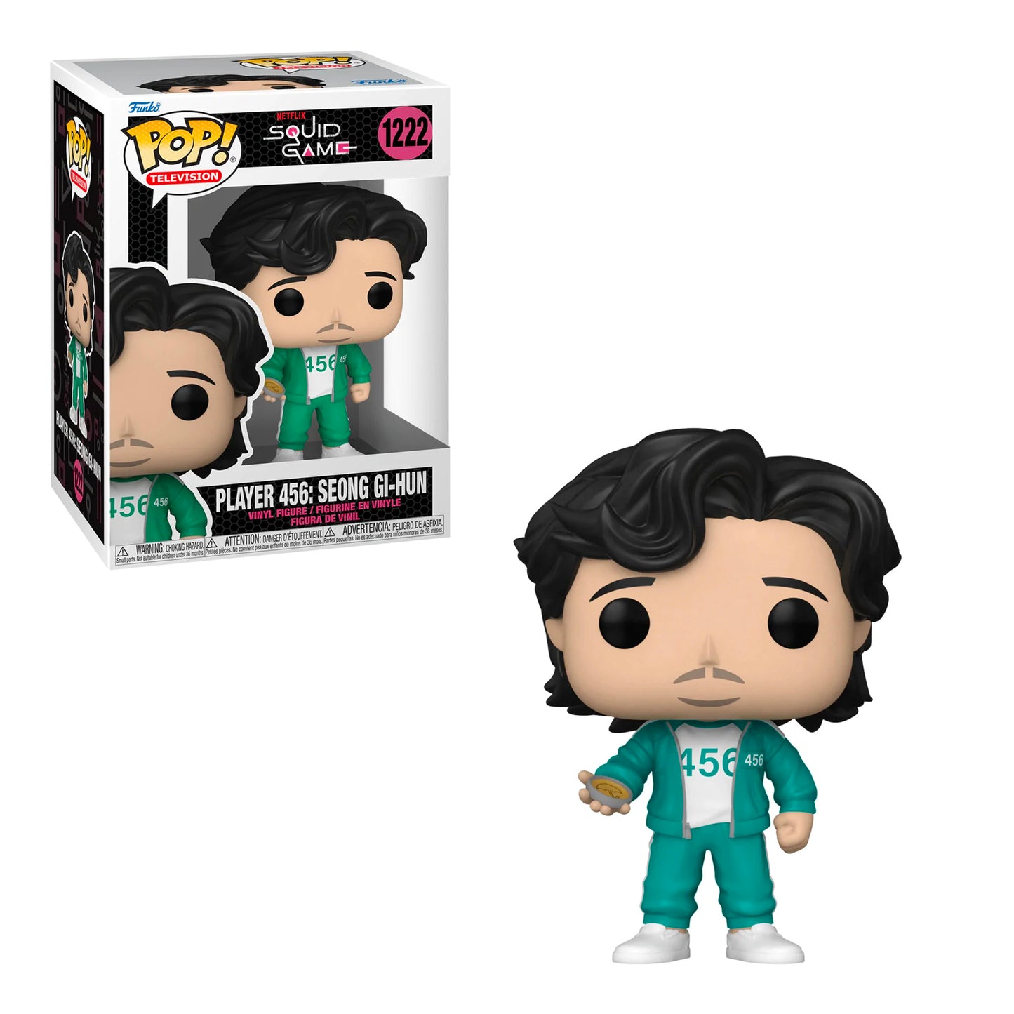 Funko Pop! Television: Squid Game - Player 456: Seong Gi-Hun #1222