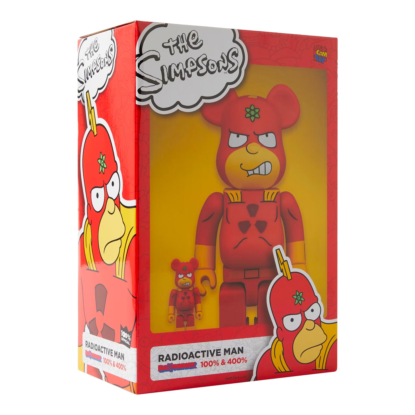 MEDICOM TOY: BE@RBRICK - The Simpsons Radioactive Man 100% & 400%