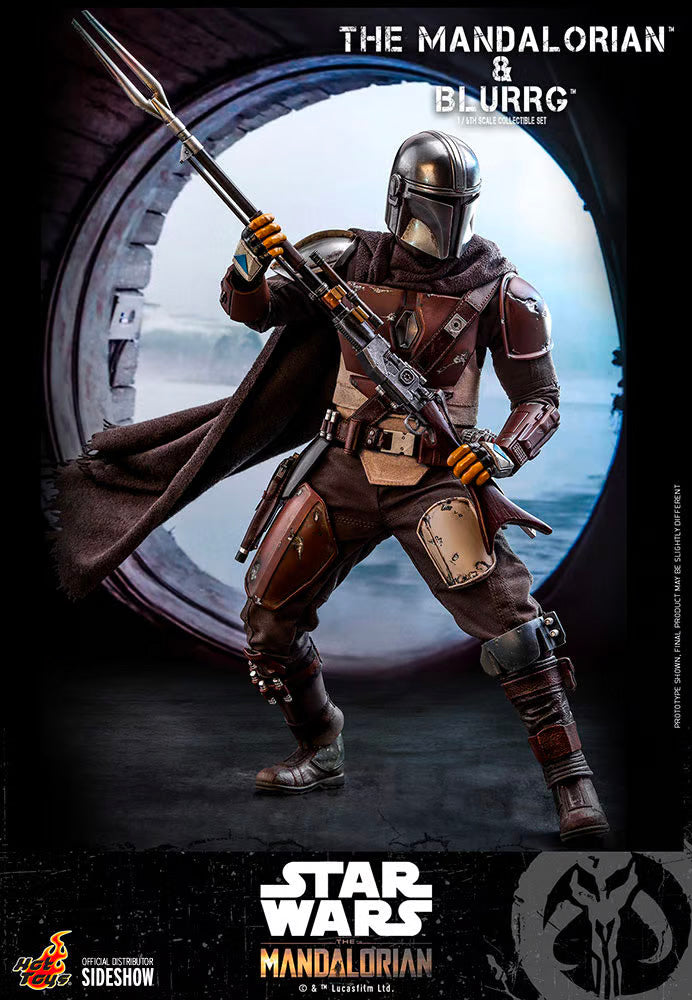 Hot Toys x Sideshow Collectibles: Star Wars - The Mandalorian & Blurrg Sixth Scale Figure Set