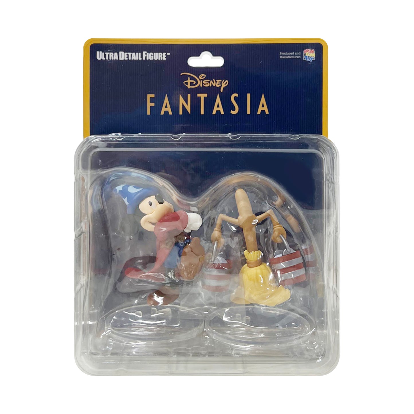 MEDICOM TOY: UDF - Fantasia Mickey Mouse & Broom Figure