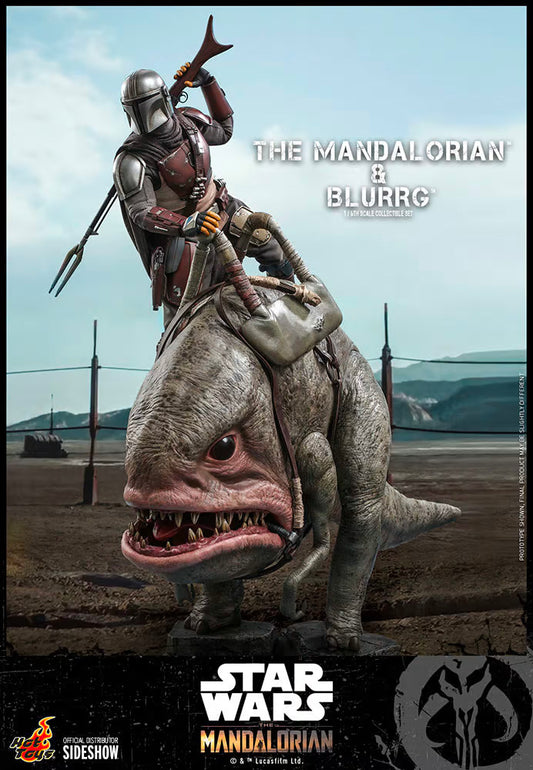 Hot Toys x Sideshow Collectibles: Star Wars - The Mandalorian & Blurrg Sixth Scale Figure Set