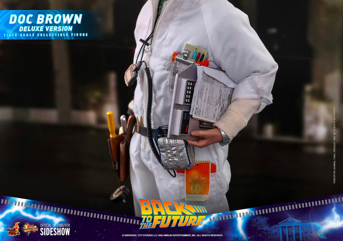 Hot Toys x Sideshow Collectibles: Back to the Future - Doc Brown (Deluxe Version) Sixth Scale Figure