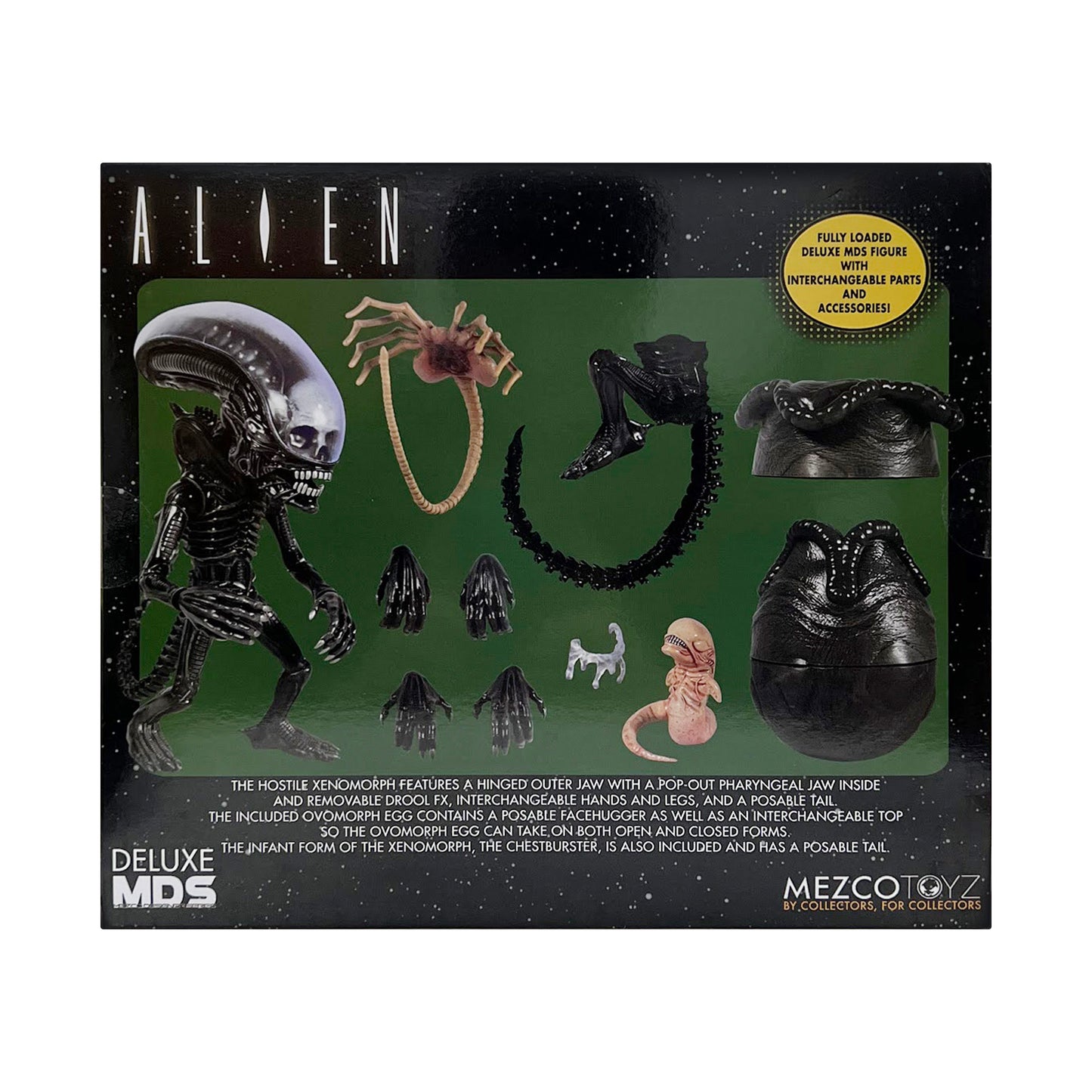 MEZCO TOYZ: MDS - Deluxe Alien 7" Tall Figure