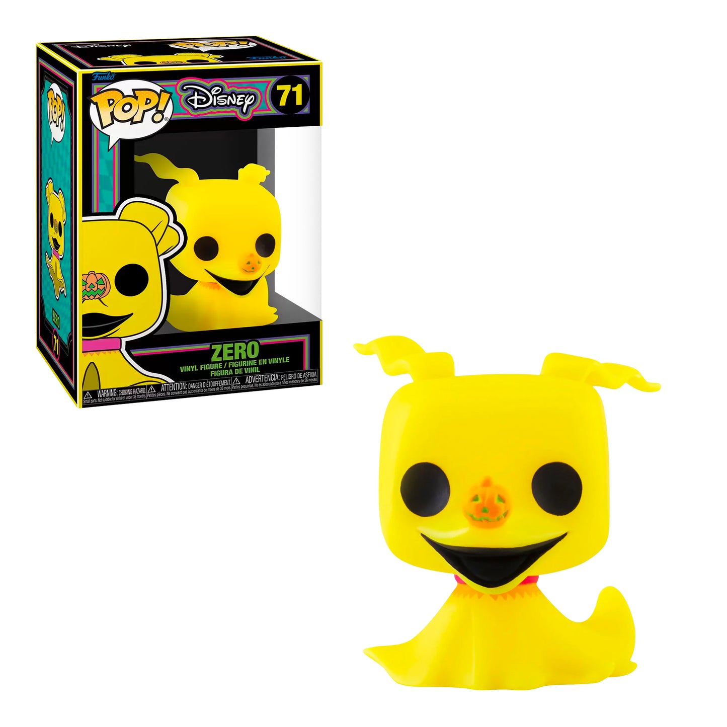 Funko Pop! Disney: Nightmare Before Christmas - Blacklight Zero #71