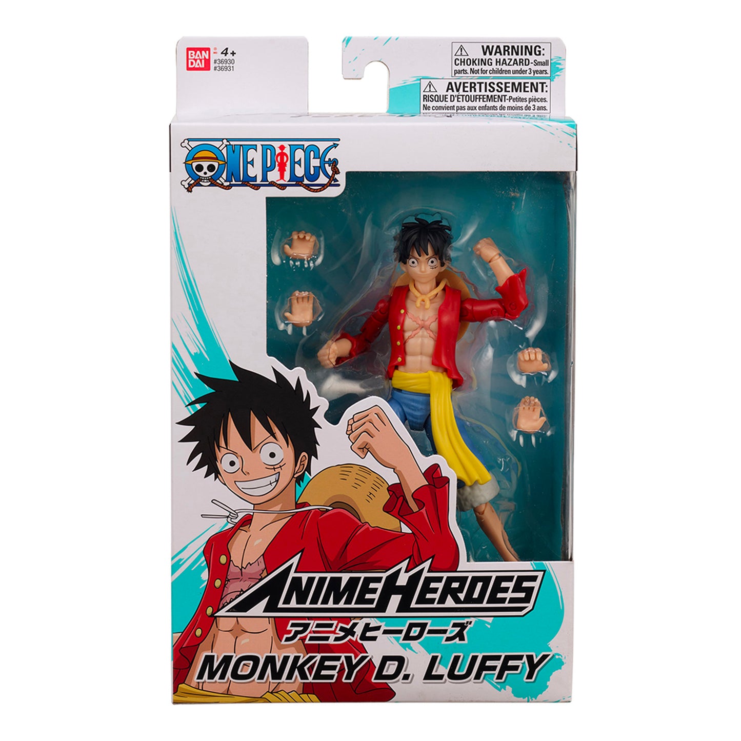 Anime Heroes - One Piece - Monkey D. Luffy 6.5" Tall Action Figure