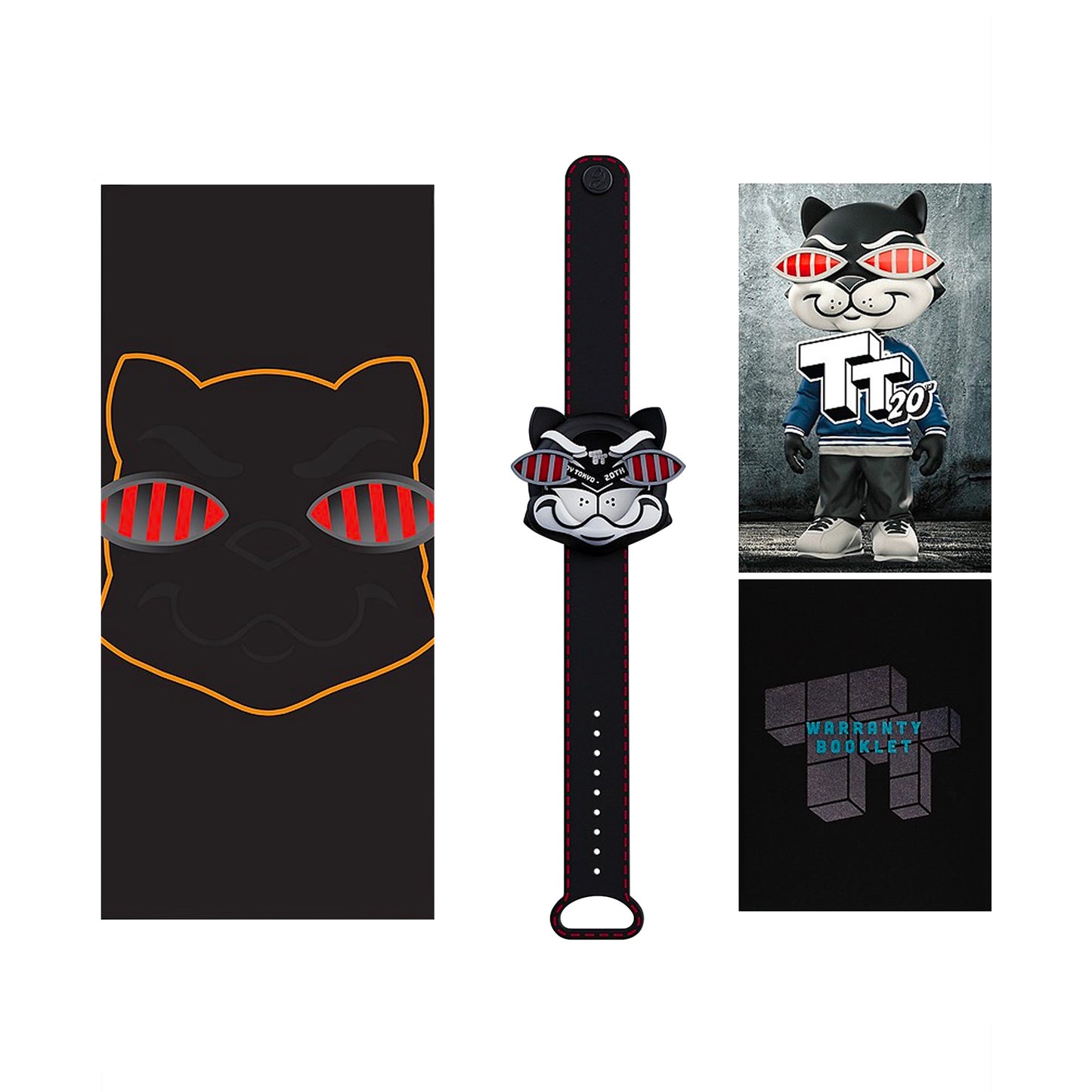 Mister Cartoon x Swarovski “That Cat Bronson” Watch