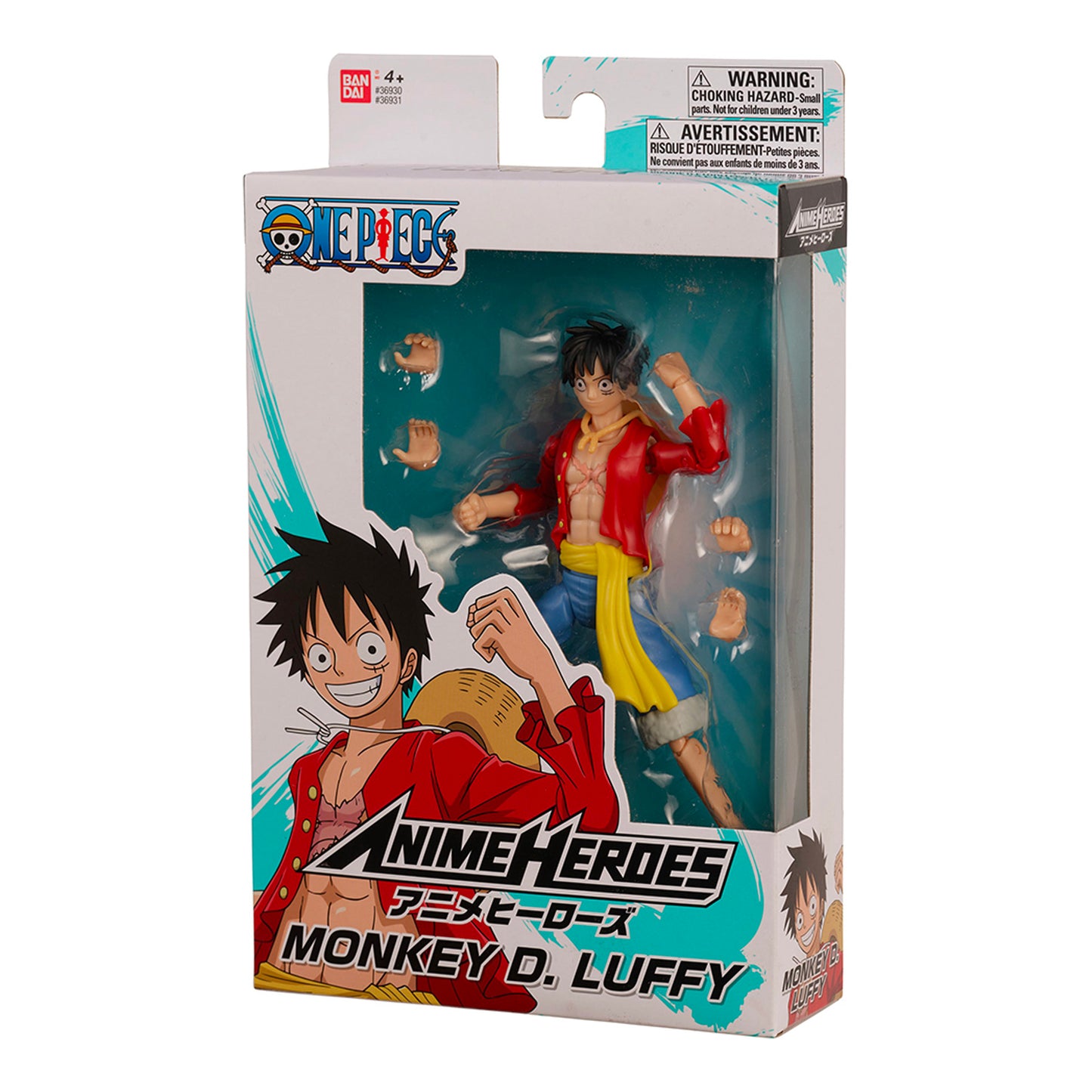 Anime Heroes - One Piece - Monkey D. Luffy 6.5" Tall Action Figure