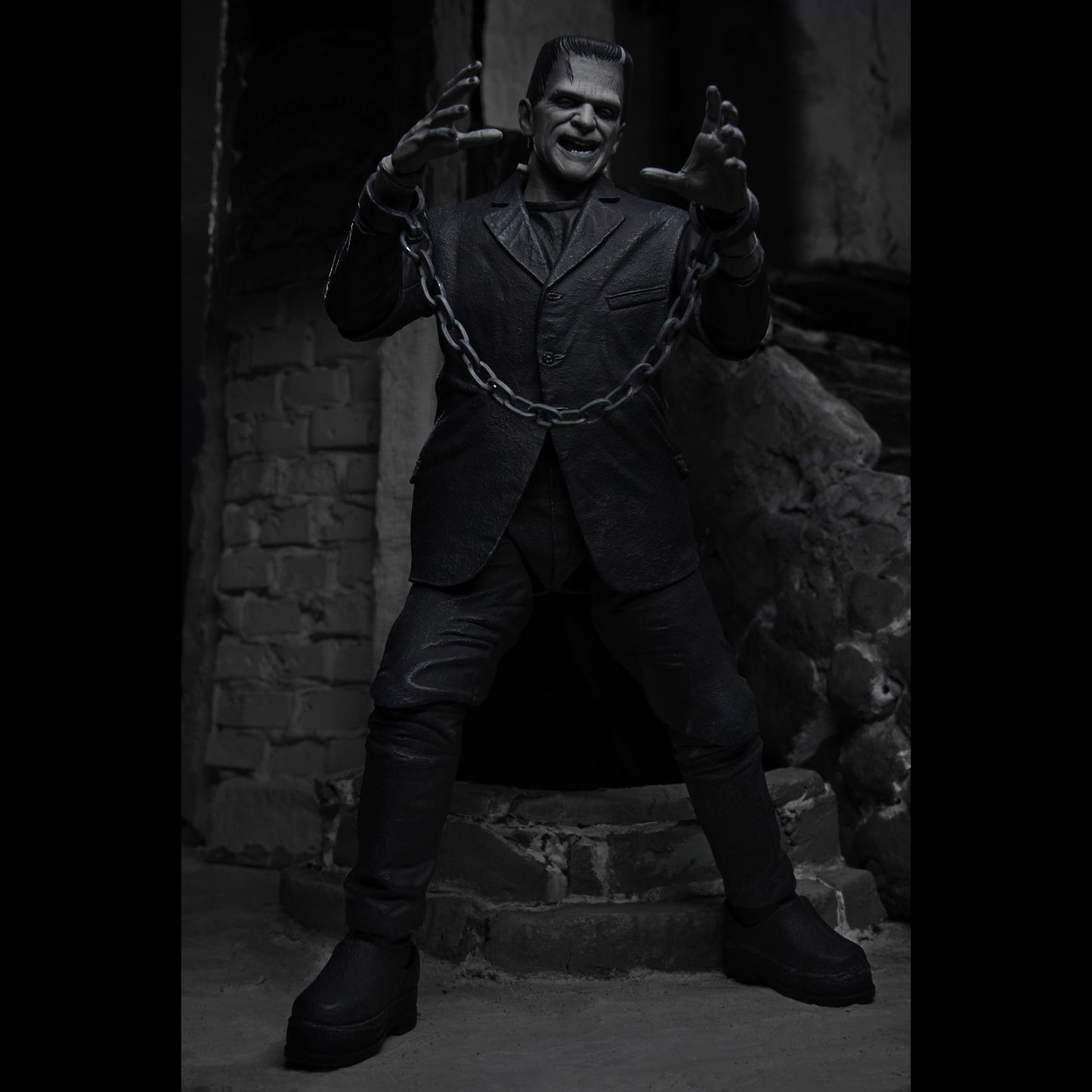 NECA: Ultimate Frankenstein's Monster Black & White 7" Tall Action Figure