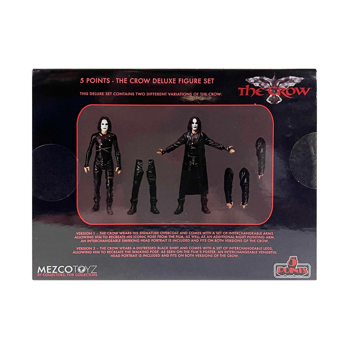 MEZCO TOYZ: 5 Points - The Crow Deluxe Figure Set